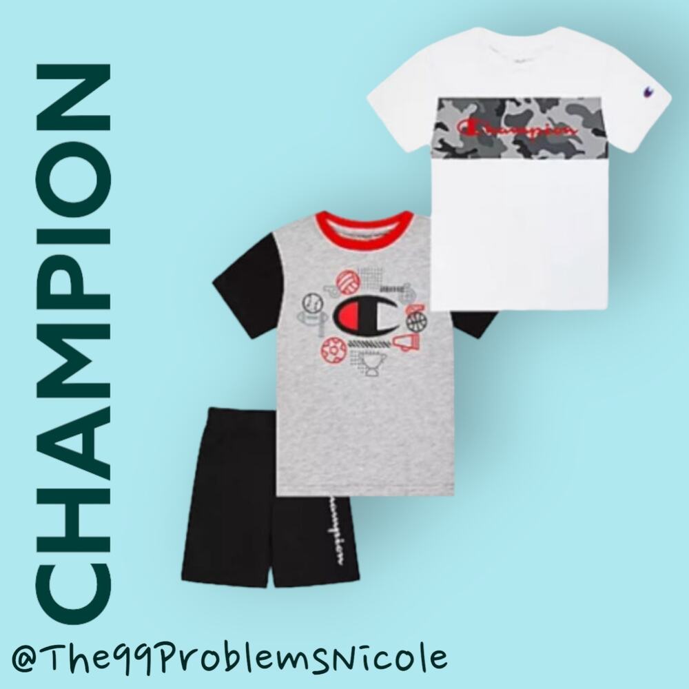 Champion Boys 3 Piece Active Set